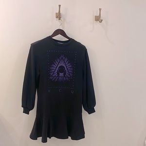 McQ Cotton Sweatshirt Dress